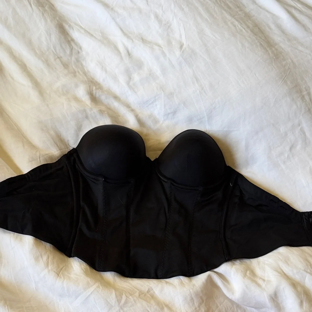 Victoria's Secret Back Off Baby Low Back Bustier Push Up Shapewear 34D - Picture 6 of 6